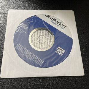 2004 Corel WordPerfect Productivity Pack PC CD ROM OEM Windows Word Perfect